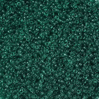 Margele Miyuki Rocailles,11/0, 2x1.3mm (RR147) Transparent Emerald-5g 1 buc