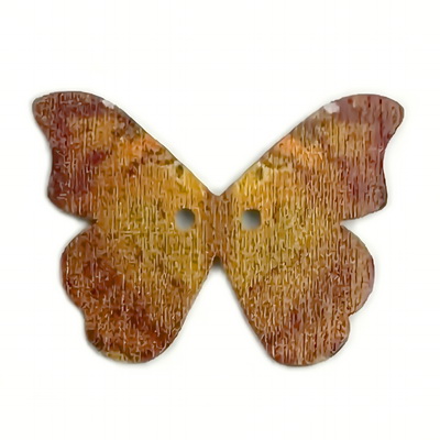Nasturi lemn, fluturas multicolor, 21x28x3mm, model 1