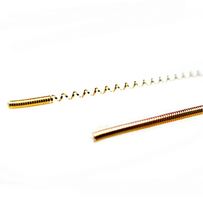 Sarma french wire 1.1mm, spiralata, culoare aurie, 39cm 1 buc