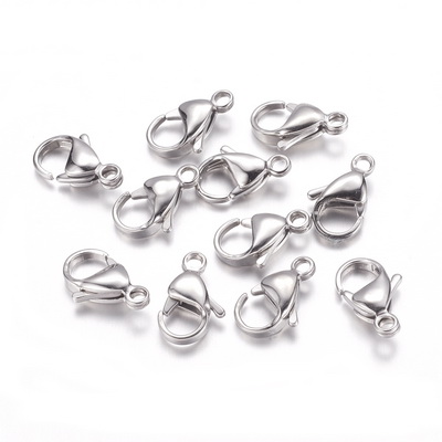 Inchizatoare ovala otel inoxidabil chirurgical 316, 12x8mm 1 buc