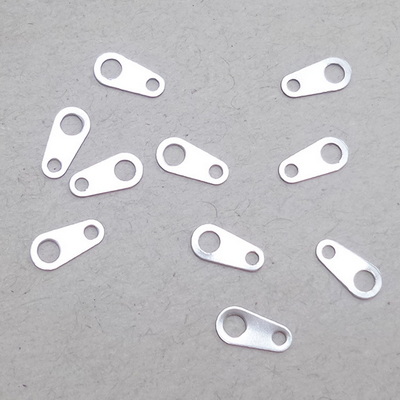 Terminatie lant otel inoxidabil chirurgical 316, 8x4x1mm 1 buc