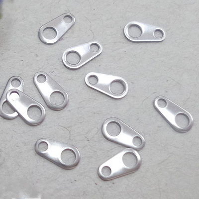 Terminatie lant otel inoxidabil chirurgical 316, 9x5x1mm 1 buc