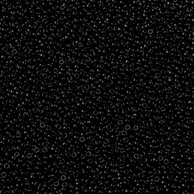 Margele Miyuki Rocailles,15/0, 1.5mm, (RR401) Black-5 GR 1 buc