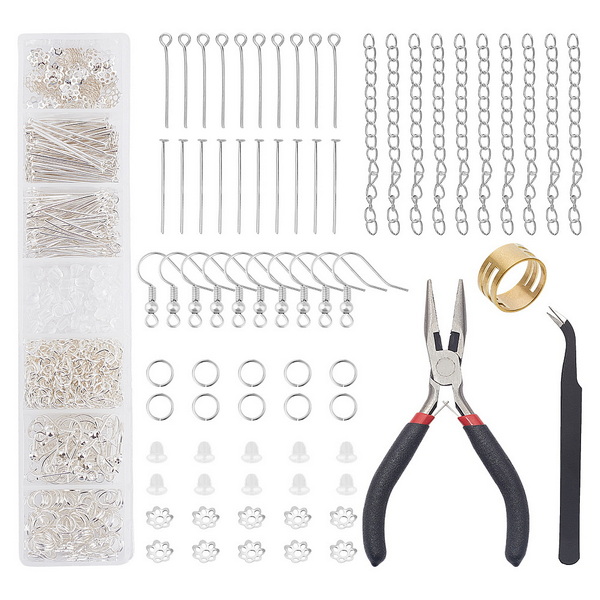 Kit confectionare bijuterii cu accesorii metalice