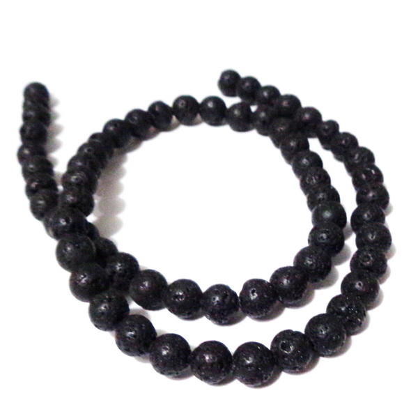 Lava sferice, negre, 6.6mm-sir 60 buc 1 buc
