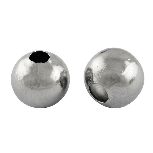 Margele otel inoxidabil 304, 8mm, orificiu: 2.5mm 1 buc