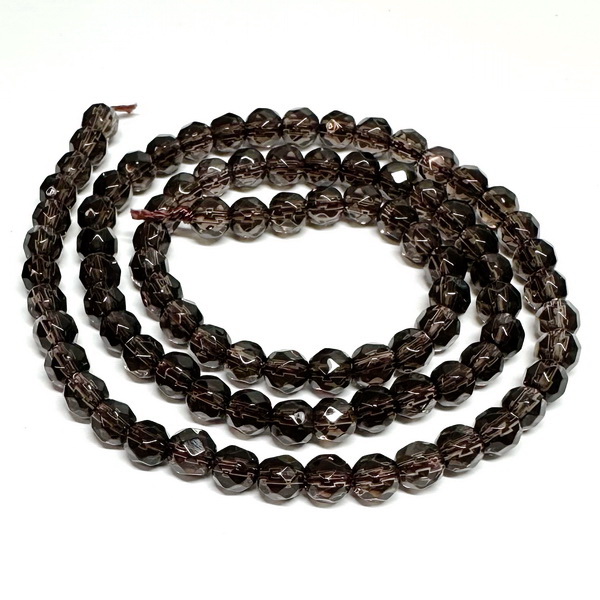 Cuart fumuriu, fatetat, 4mm-sir 90 buc 1 buc