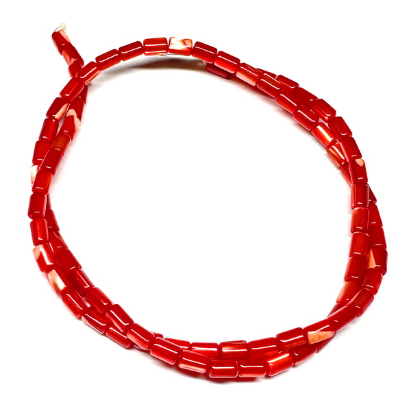 Sidef tubular 5x3.5mm, rosu-sir 79buc 1 buc