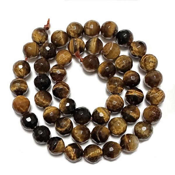 Ochi de tigru fatetat 8mm-sir 48 buc 1 buc