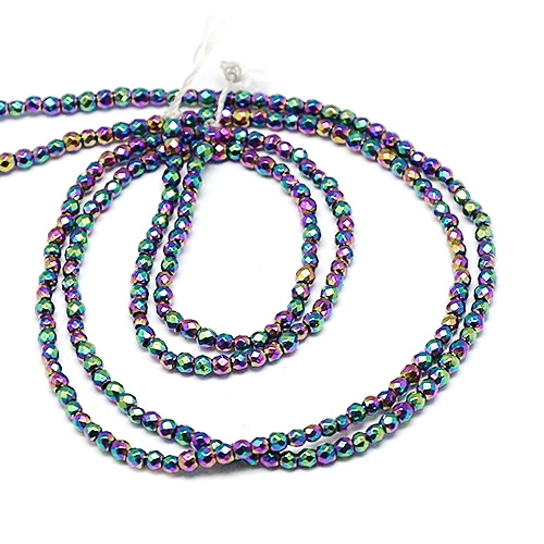 Hematit fatetat, electroplacat multicolor, 2mm-sir 190 buc 1 buc