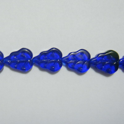 Frunzulita sticla albastre, 12x10x3mm
