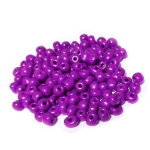 Margele nisip opace, violet-inchis, 4 mm 20 g