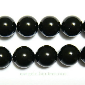 Swarovski Elements, Pearl 5810 Crystal Mystic Black 10mm 1 buc