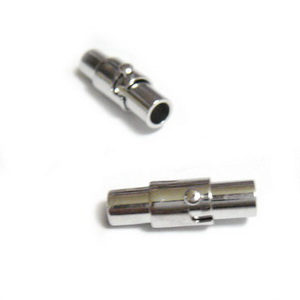 Inchizatoare magnetica, cu siguranta, tubulara, argintiu inchis, 15x4mm 1 set